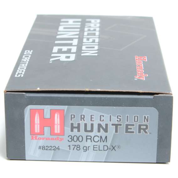 Hornady 300 RCM 178 Grain ELD-X (Extremly Low Drag) Hunting Ammunition (20 Rounds)