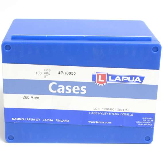 Lapua 260 Remington Unprimed Cases (100)