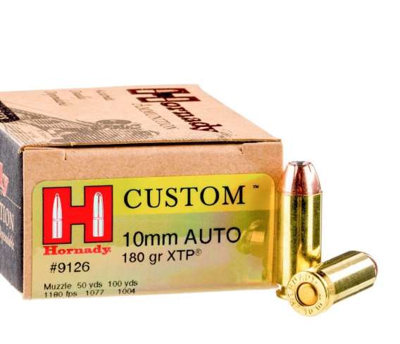 500 Rounds of 10mm Ammo by Hornady – 180gr JHP