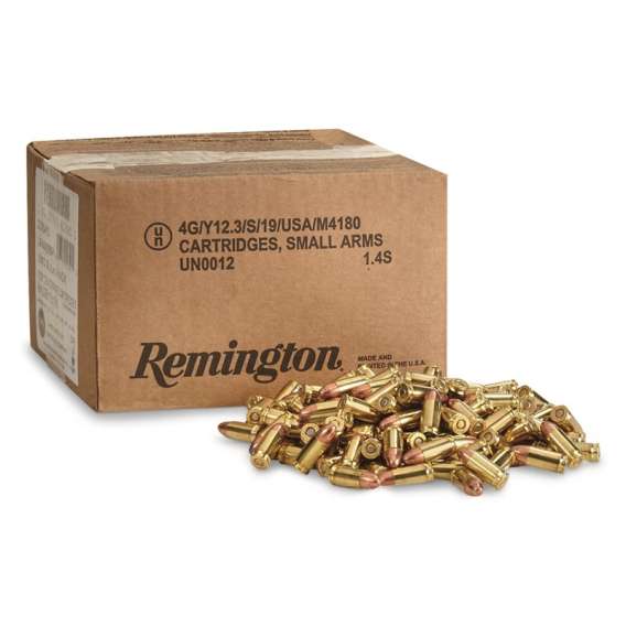 Remington UMC, 9mm, FMC, 115 Grain, 1,000 Rounds, Loose Bulk - Image 2